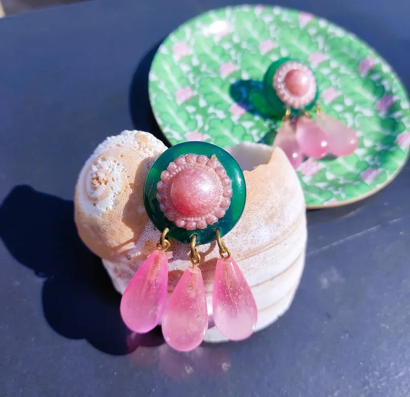 handmade ナムデーンナムキアオピアス(3 枚目)