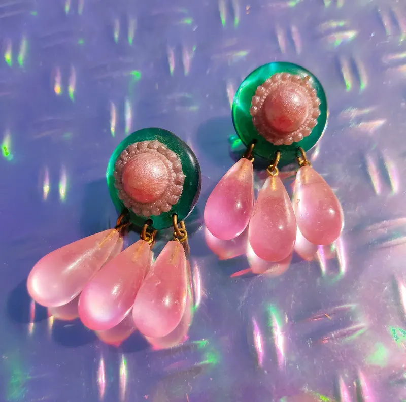 handmade ナムデーンナムキアオピアス(4 枚目)